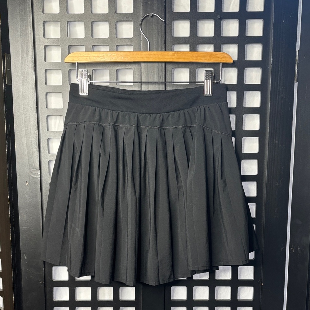 🖤 Spanx Black Skort Women’s Small Pull-On Tummy Control Athletic Skirt Shorts - Picture 5 of 12